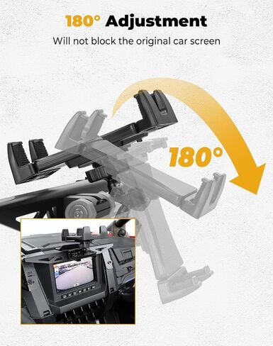 KEMIMOTO PRO XP Electronic Device Mounts, Adjustable PRO XP Tablet Mount Metal Tablet Holder Frame GPS Holder Phone Mount Compatible with Polaris 2020-2024 RZR PRO XP/XP4 in Saudi Arabia