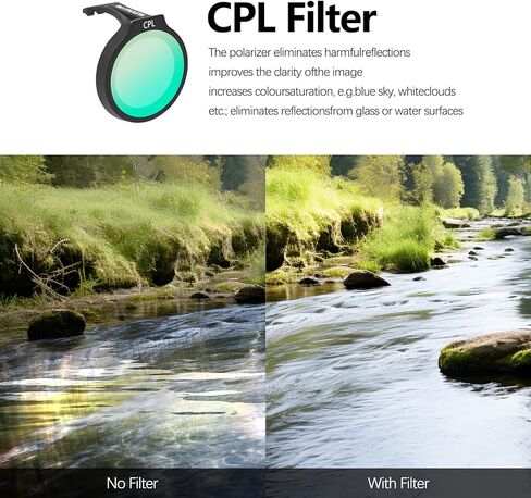 مجموعة مرشحات FPVtosky ND لـ DJI NEO، مجموعة مرشحات ND متعددة الطبقات لملحقات الطائرات بدون طيار DJI NEO - مرشح 4 عبوات (MCUV، CPL، ND32، ND64) in Kuwait