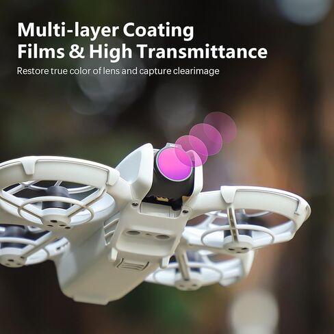 مجموعة مرشحات FPVtosky ND لـ DJI NEO، مجموعة مرشحات ND متعددة الطبقات لملحقات الطائرات بدون طيار DJI NEO - مرشح 4 عبوات (MCUV، CPL، ND32، ND64) in Kuwait