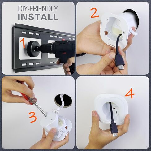 مجموعة إدارة الكابلات داخل الحائط، ومخفي سلك التلفزيون للتلفزيون المثبت على الحائط، وإخفاء أسلاك التلفزيون للتلفزيون المثبت على الحائط، ومجموعة مقبس الحائط للتلفزيون تتضمن إدارة كابلات الطاقة والجهد المنخفض مع ملحق مثقاب منشار ثقب in Kuwait