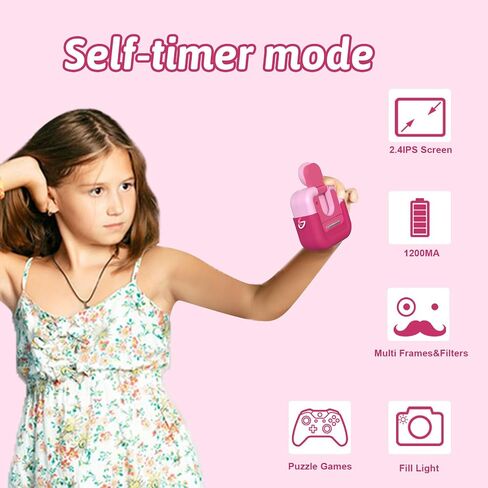 Kids Camera Instant Print,Kids Video Camera Instant Print Camera for Kids,Kids Instant Camera with Print Paper & 32G Card,Christams Birthday Gifts for Boys Age 3-12 in Saudi Arabia