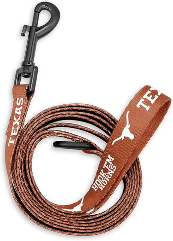 Texas Longhorns Collars and Leashes | Officially Licensed | Fits All Pets! (6 Foot Leash) Orange in Saudi Arabia