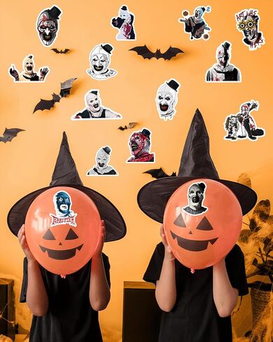 100PCS Horror Movie Stickers, Halloween Film Sticker, Waterproof Decals, for Kids Boys Girls (Halloween 001) in Saudi Arabia