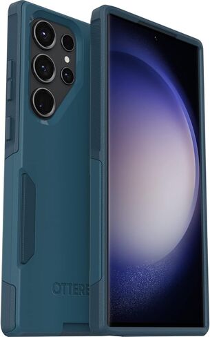OtterBox Galaxy S23 Ultra (فقط) - حافظة سلسلة Commuter - Don't Be Blue، نحيفة وصعبة، جيب - صديقة - مع حماية للمنافذ - عبوة غير مخصصة للبيع بالتجزئة in Saudi Arabia