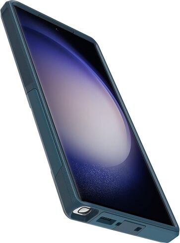 OtterBox Galaxy S23 Ultra (فقط) - حافظة سلسلة Commuter - Don't Be Blue، نحيفة وصعبة، جيب - صديقة - مع حماية للمنافذ - عبوة غير مخصصة للبيع بالتجزئة in Saudi Arabia