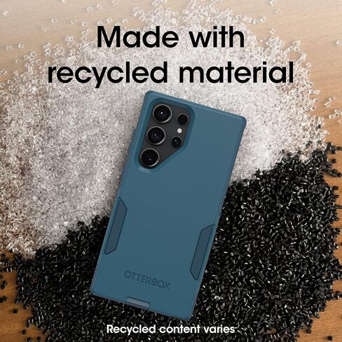 OtterBox Galaxy S23 Ultra (فقط) - حافظة سلسلة Commuter - Don't Be Blue، نحيفة وصعبة، جيب - صديقة - مع حماية للمنافذ - عبوة غير مخصصة للبيع بالتجزئة in Saudi Arabia