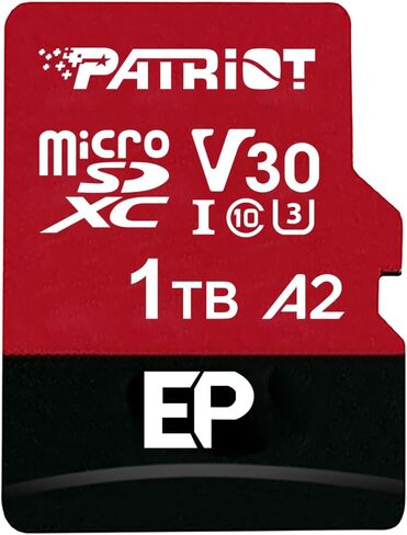 Patriot EP Series 256GB Micro SDXC V30 A2 UHS-I U3 4K UHD Memory Card - PEF256GEP32MCX in Kuwait