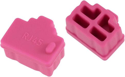 20 قطعة من Uxcell واقيات سيليكون RJ45 لمنفذ إيثرنت مضاد للغبار، أخضر in Saudi Arabia