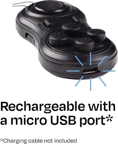 VR Headset Compatible with iPhone & Android - Universal Virtual Reality Goggles for Kids and Adults - Cell Phone VR Headset (Blue) in Saudi Arabia