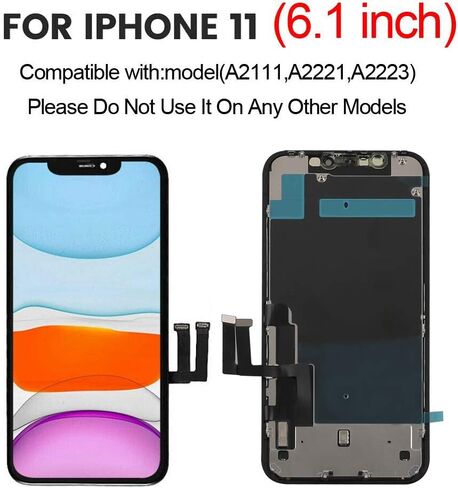 for iPhone Xs Max Screen Replacement 6.5 inch LCD Touch Screen Display Digitizer Repair Kit Assembly with Complete Repair Tools in Saudi Arabia