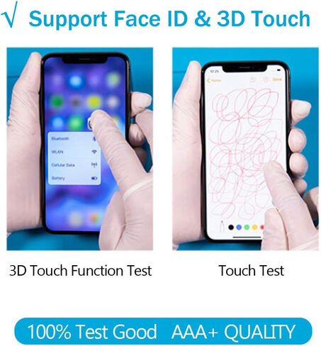 for iPhone Xs Max Screen Replacement 6.5 inch LCD Touch Screen Display Digitizer Repair Kit Assembly with Complete Repair Tools in Saudi Arabia