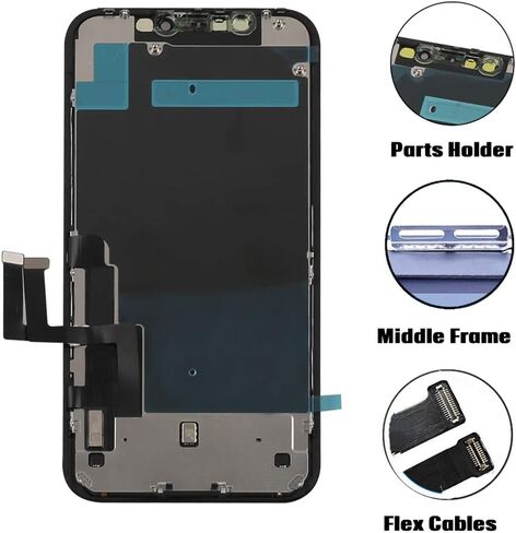 for iPhone Xs Max Screen Replacement 6.5 inch LCD Touch Screen Display Digitizer Repair Kit Assembly with Complete Repair Tools in Saudi Arabia