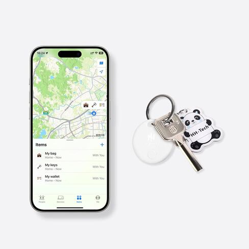 HH-Tech Smart Tag for Apple iOS Devices, Key Tracker, Item Finder, Luggage Tag, Mini Tracker, Easily Track Your Wallet, Bag, Suitcase, and More in Saudi Arabia