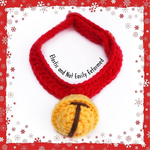 Cat Dog Christmas Costume Pet Scarf Outfit, Xmas Cat Clothes Collar, Christmas Necklace Scarf, Soft and Cute Apparel for Cats and Puppy, Funny Christmas Pet Dress Up in Saudi Arabia