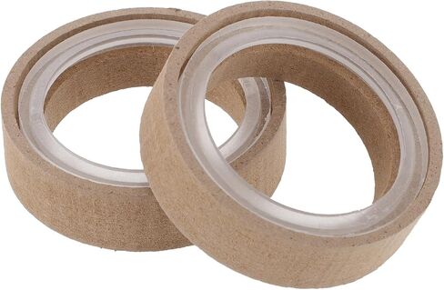 2 Set Universal Speaker Spacer Ring Tweeter Speaker Spacer Adator Waterproof for 1.97" with Acrylic Washers Brown Wood in Saudi Arabia