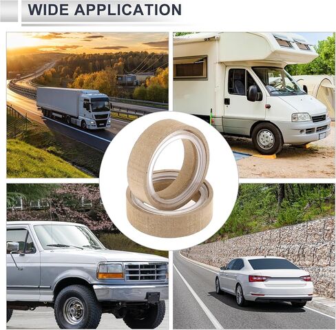 2 Set Universal Speaker Spacer Ring Tweeter Speaker Spacer Adator Waterproof for 1.97" with Acrylic Washers Brown Wood in Saudi Arabia