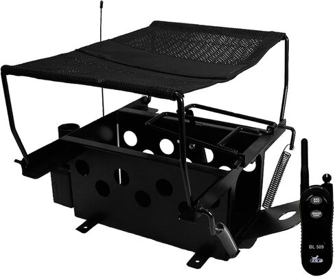 DT Systems BL Series Remote Bird Launcher, Quiet-Release 700-Yard Range Hunting Dog Retrieval Training Tool with Easy-Load Trap Door & Beeper/Locator, Fits Pigeon/Quail Sized Birds in Kuwait
