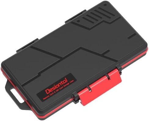 25 Slots Micro SD Card Holder Small for 10 TF 8 SD 5 CF-A Cards,Memory Card Case,SD Card Organizer,Photography Accessories,Waterproof Anti-Shock,CF-B*2 or XQD*2,TF Holders Organizer Storage in Saudi Arabia