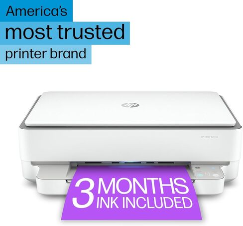 HP Envy 6155e Wireless All-in-One Color Inkjet Printer, Portobello, Print, scan, Copy, Duplex Printing Best-for-Home, 3 Months of Ink Included (714L5A) in Saudi Arabia