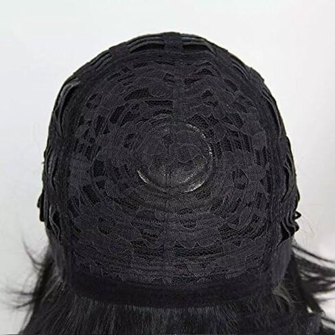 BeiSD Short Black Wig with Mixed Brown Bangs Natural Short Haircuts for Women Synthetic Short Wigs for Black Women… (7319) in Saudi Arabia