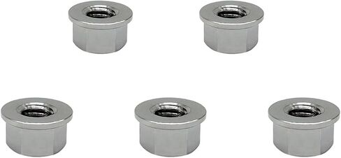 RISON التيتانيوم الجوز التيتانيوم شفة الجوز M10x1.5mm التيتانيوم ضرس الجوز المحروق الأزرق 6AL4V التيتانيوم شفة الجوز للدراجات النارية 5 قطعة in Kuwait
