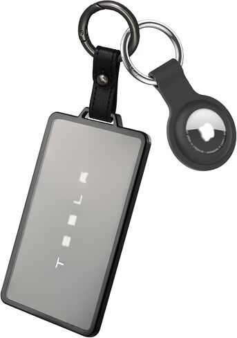 for Tesla Key Card Holder with AirTag Case, Card Key Cover with Keychain for Model Y/3/S/X Cybertruck Accessories in Saudi Arabia