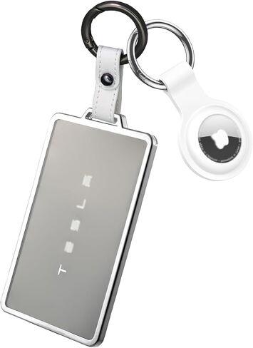 for Tesla Key Card Holder with AirTag Case, Card Key Cover with Keychain for Model Y/3/S/X Cybertruck Accessories in Saudi Arabia