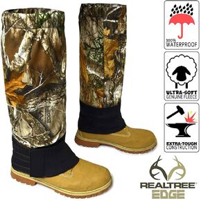Rivers West Unisex Waterproof Ultra-Quiet Fleece Camouflage Hunting Boot Gaiters