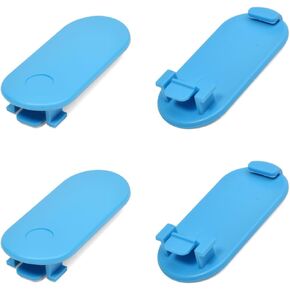 Replacement PMLN7438AR Belt Clip for Walkie Talkie, Back Clip for Motorola Talkabout T6 T7 T100 T107 T265 T280 T800 Two Way Radios (Blue,4 Pcs)