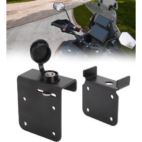 GPS Lock Anti Theft GPS Device GPS Locking Bracket Kit Security Theft Deterrent GPS Lock Mounting Hardware Fits for Garmin Zumo XT / XT2 GPS with The Original Garmin Mount Aluminum-Black