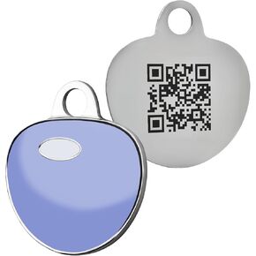 Premium QR Code Dog Tag - Smart Pet ID Tags for Dogs - Scan Dog ID Tag for Instant Location Alert & Modifiable Pet Profile - Dog Tags Personalized for Pets with Dog Training App (Turquoise)