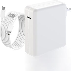 Macbook Pro Charge,140w Fast Mac book Air/Pro Charger With 6FT Fast Charger USB C to C Cable Cord For Apple MacBook Pro/MacBook Air 16 15 14 13 Inch,M1 M2 M3,iPad Pro,Samsung Galaxy & All USB C Device