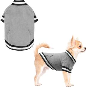 KOOLTAIL Halloween Dog Sweater Costume Fall Winter Clothes - Soft Pumpkin Knitwear Dog Cold Weather Coat, Pet Sweatshirt Pullover Outfit for Small Medium Large Dogs Puppy Cats Girls Boys Orange S