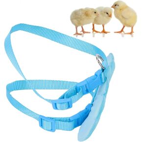 Chicken Harness, Duck Harness with Wings Shape Duck Leash Pet Outdoor Training Rope Adjustable for Chicken Duck Small Pets Training Walking (XS)