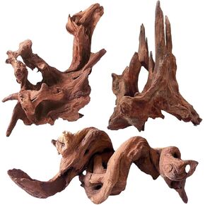 Jorewood Natural Large Coral Driftwood for Aquarium Decor Fish Tank Decorations Reptile Decaor, Assorted Driftwood Branch 13-16" Pack of 1