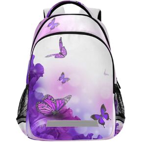 ALAZA Wolf Backpacks for Kids Girls, Elementary Bookbag School Bag Dackpack