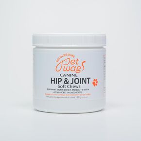 Canine Hip & Joint Soft Chews | Supplement for Dogs, Glucosamine, Collagen, Chondroitin, Turmeric Supplements, Dog Joint Health Support | 60 Chews (180g, 6.35 oz.)