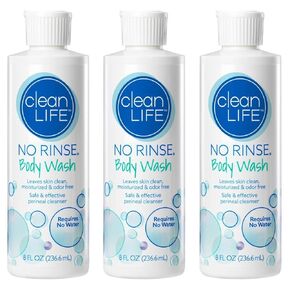 No-Rinse Body Wash (1 Gallon) - Leaves Skin Clean, Moisturized and Odor-Free, Rinse-Free Formula