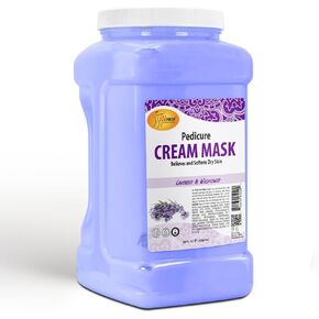 SPA REDI - Body and Foot Cream Mask, Lavender and Wildflower, 128 Oz - Pedicure Massage for Tired Feet and Body, Hydrating, Fresh Skin - Infused with Hyaluronic Acid, Amino Acids, Panthenol