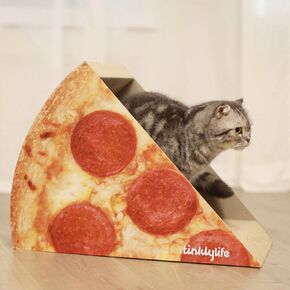 Bone Cat Scratcher Cardboard Lounge Bed, Cat Scratching Post, Durable Board Pads Prevents Furniture Damage