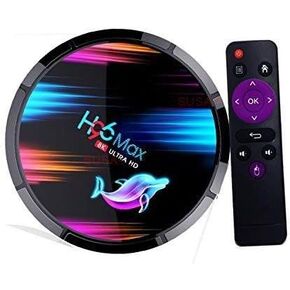 Android 9.0 TV Box 4GB RAM 64GB ROM H96 Max Smart TV Box Amlogic S905X3 Quad-core 8K/1000M LAN/1080P/USB 3.0/H.265/WIFI 2.4G/5G Android TV Box Media Player
