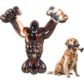 Dog chew Toys for Aggressive chewers,Indestructible Dog Toys, Interactive Dog Toys，Aggressive chew Toys for Large Dogs， Dog Toys to Keep Them Busy，Nylon Beef Flavor