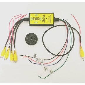 Video Switcher Intelligent Car Video Switcher Converter 4 Input 1 Output Switch Video System Auto Parts
