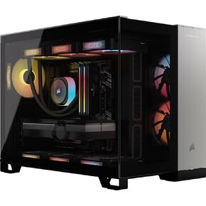 Corsair Vengeance i5100 Gaming PC – Liquid Cooled Intel Core i9-14900KF CPU – NVIDIA GeForce RTX 4080 Super GPU – 32GB Dominator Titanium RGB DDR5 Memory – 2TB M.2 SSD – Black/Gray