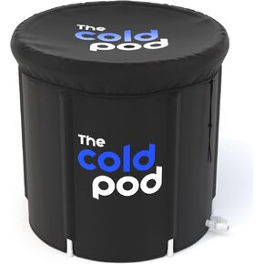 Ice Bath Tub for Athletes with Lid: Cold Plunge Tub for Recovery 75CM, 4 Layers Portable Ice Bath Barrel Plunge Pool by The Cold Pod