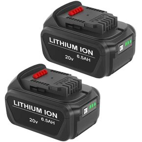 Leisuda 4.5Ah DC9096 DC9098 18V Replacement Battery, Compatible for De Walt 18 Volt XPR Battery DC9099 DW9095 DW9096 DW9098 DE9038 Cordless Power Tools, 2 Pack