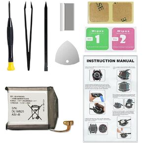 Replacement Battery for Galaxy Watch 1st (46mm), EB-BR800ABU Battery Compatible with Samsung Galaxy Watch 1st 46mm SM-R800 SM-R805, with Repair Tools & Instruction