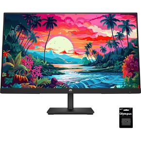 HP Newest 24" FHD Monitor - V24 inch IPS LED FHD (1920 x 1080)- AMD FreeSync - VESA, 16:9-75Hz Monitor, 4ms Grey-to-Grey Response Time, Low Blue Light, Anti-Glare, HDMI & VGA Ports, Black