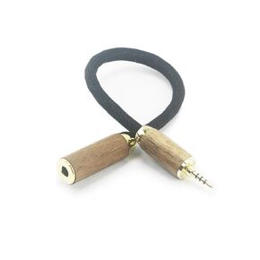 NewFantasia 2.5mm Balanced Male to 4.4mm Balanced Female Portable Headphone Adapter Jack Convert Cable 6N OCC Copper Single Crystal Silver Plated Wire Walnut Wood Shell 2.5mm Male to 4.4mm Female