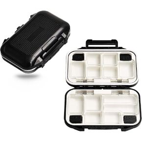Waterproof Fishing Lure Box Spoon Hooks Baits Storage Tackle Box Containers for Casting Fishing Fly Fishing,Large/Medium/Small Lure Case